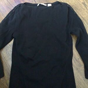 Black snap sleeve shirt 🖤 SWE size M